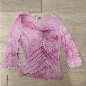 Pink vintage Y2K top